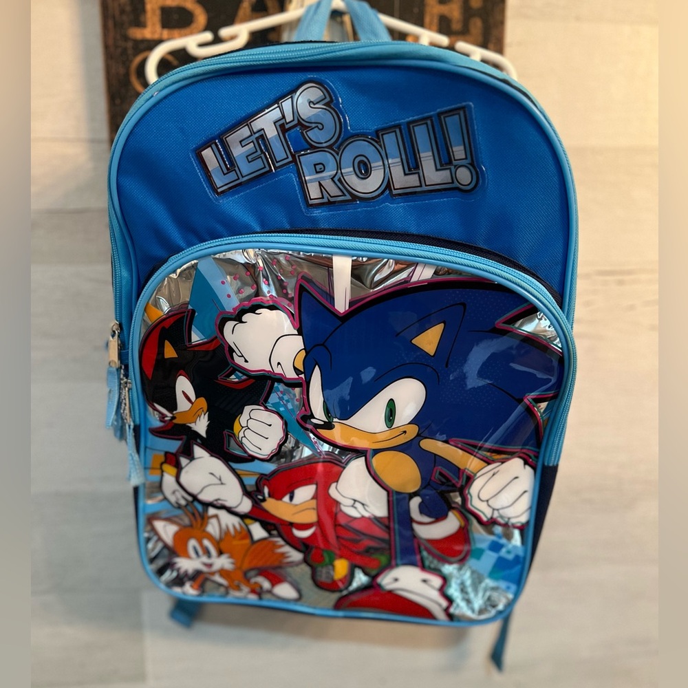Blue Sonic Kids Backpack